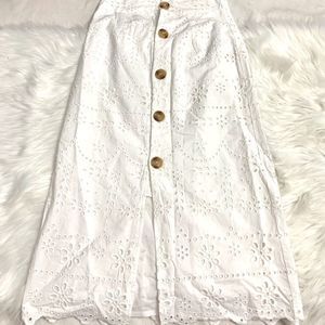 Ladies beautiful white skirt